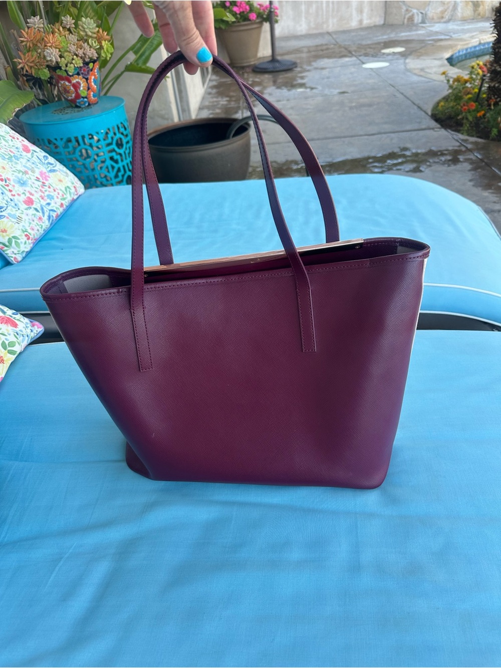 Ted Baker Plum and Pink Tote Bag